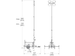 light-tower-dimensions