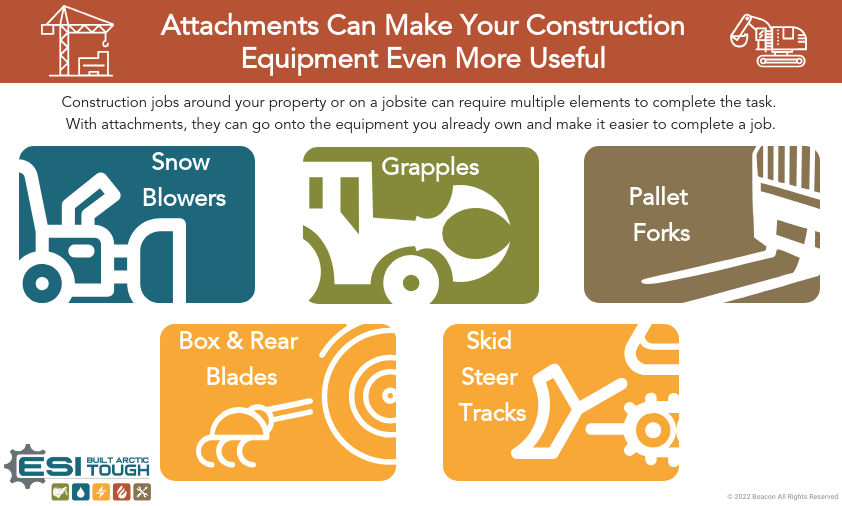 Attachments Can Make Your Construction Equipment Even More Useful infographic