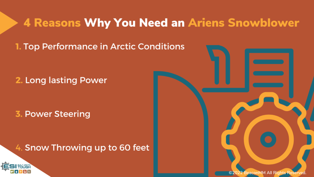 4 Reasons Why You Need an Ariens Snowblower Infographic